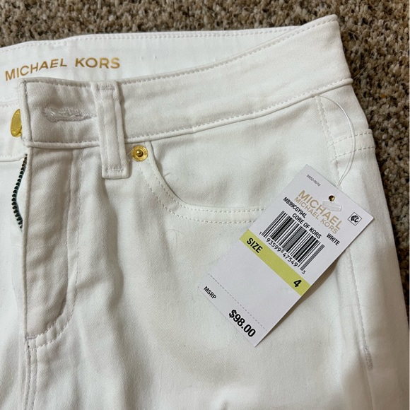 BRAND NEW Michael Kors White Jeans - Picture 2 of 3